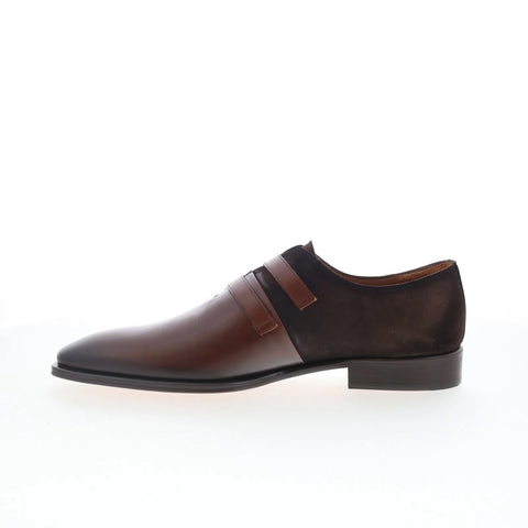 Mezlan Rocky 21169 Mens Brown Leather Loafers & Slip Ons Casual Shoes