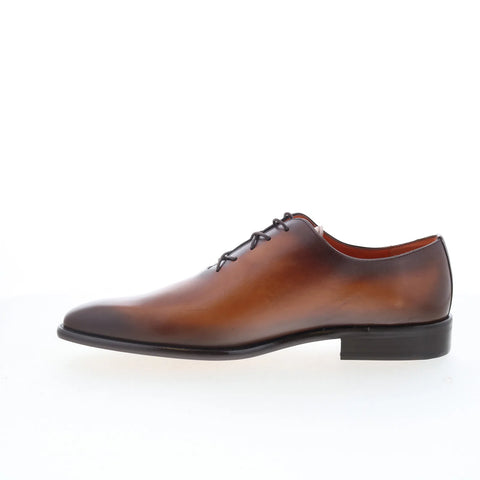 Mezlan Rocky 21221 Mens Brown Leather Lace Up Oxfords & Lace Ups Casual Shoes