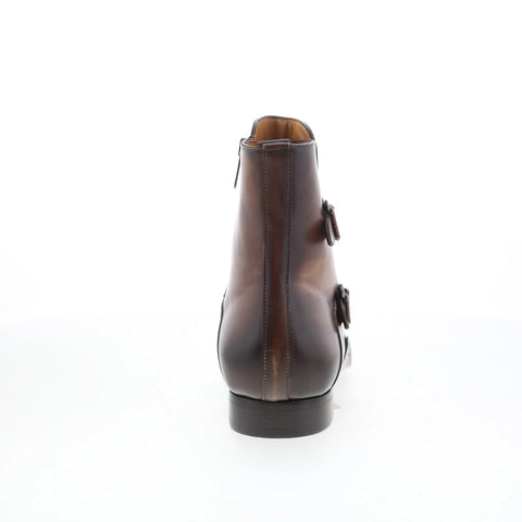 Mezlan Rocky 25740 Mens Brown Leather Zipper Casual Dress Boots