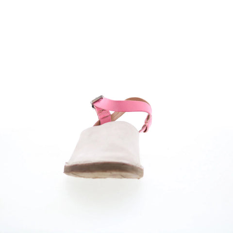 A.S. 98 Rodrick Womens Pink Leather Hook & Loop Strap Sandals Shoes