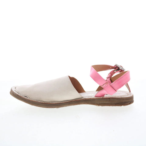 A.S. 98 Rodrick Womens Pink Leather Hook & Loop Strap Sandals Shoes