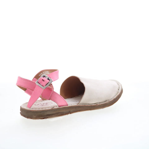 A.S. 98 Rodrick Womens Pink Leather Hook & Loop Strap Sandals Shoes
