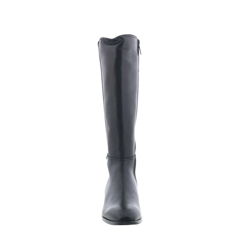 Aquatalia Roksana L569501 Womens Black Leather Zipper Knee HighBoots