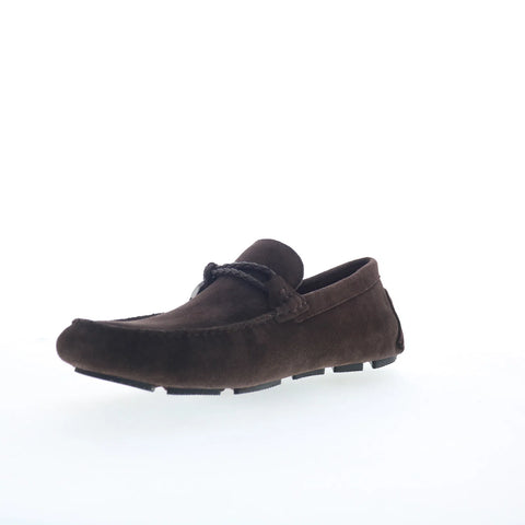 Rockport Roland RMROLAND Mens Brown Suede Loafers & Slip Ons Moccasin Shoes