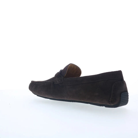 Rockport Roland RMROLAND Mens Brown Suede Loafers & Slip Ons Moccasin Shoes