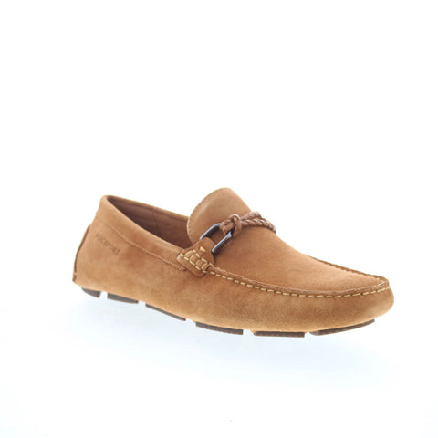 Rockport Roland Mens Brown Suede Slip On Loafers & Slip Ons Casual Shoes