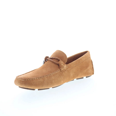Rockport Roland Mens Brown Suede Slip On Loafers & Slip Ons Casual Shoes
