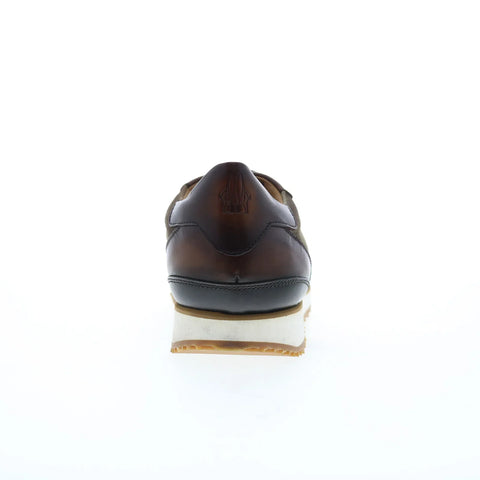 Di Bianco Roma Deco Gabardine SB308 Mens Green Lifestyle Sneakers Shoes