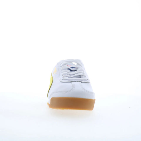 Puma Roma 24 Match 40594302 Mens White Leather Lifestyle Sneakers Shoes