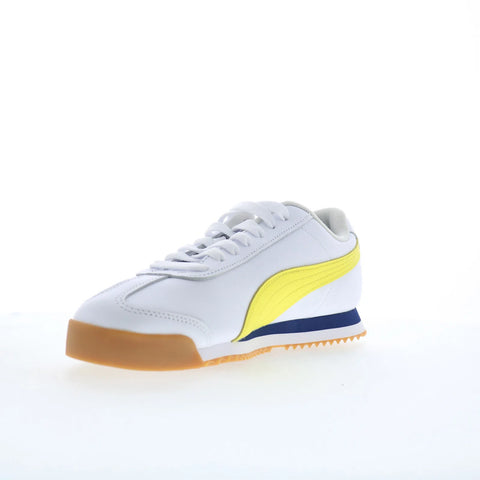 Puma Roma 24 Match 40594302 Mens White Leather Lifestyle Sneakers Shoes