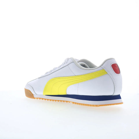 Puma Roma 24 Match 40594302 Mens White Leather Lifestyle Sneakers Shoes