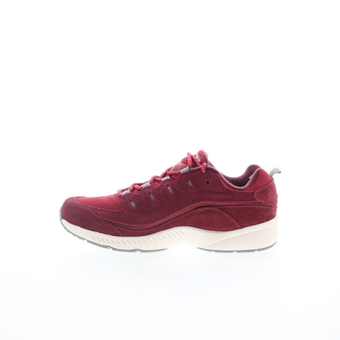Easy Spirit Romy SEROMY Womens Red Narrow Suede Lifestyle Sneakers Shoes