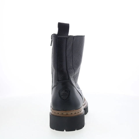Pajar Ronnie PDPAB00599.01 Womens Black Leather Lace Up Casual Dress Boots