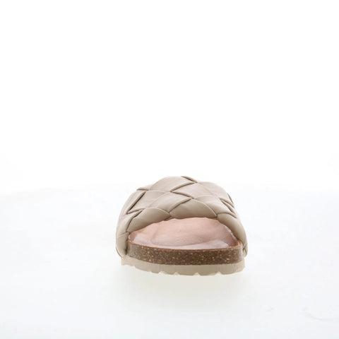 Miz Mooz Rope Womens Beige Synthetic Slip On Slides Sandals Shoes