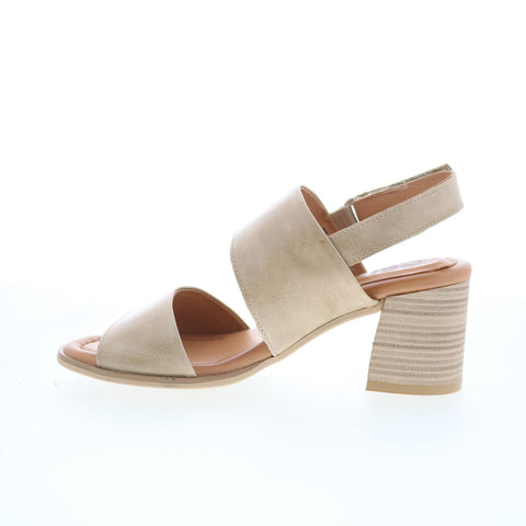 Miz Mooz Rorie Womens Gray Leather Strap Pumps Heels Shoes