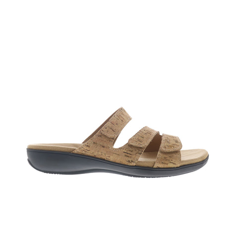 Trotters Rose T2326-248 Womens Brown Leather Slip On Slides Sandals Shoes