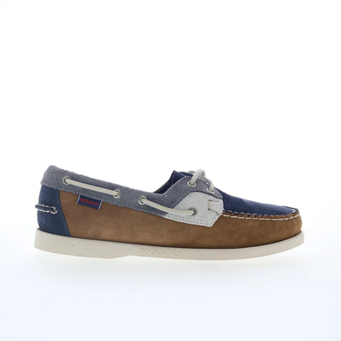 Sebago Rossisland Jib Docksides Mens Brown Loafers & Slip Ons Boat Shoes 