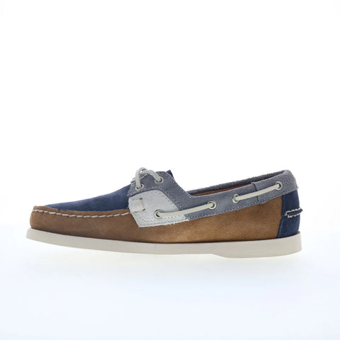Sebago Rossisland Jib Docksides Mens Brown Loafers & Slip Ons Boat Shoes 