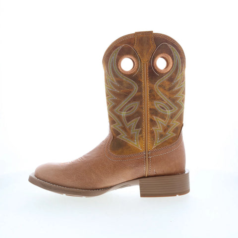 Justin Boots Roswell 11" Smooth Ostrich Mens Brown Cowboy Western Boots