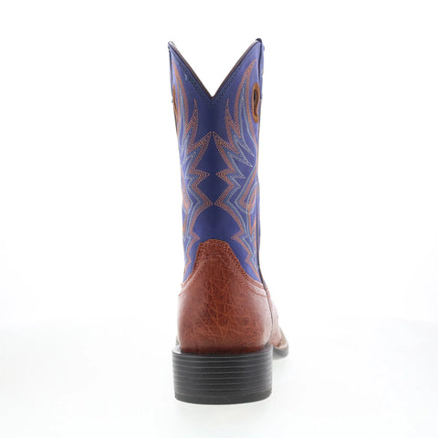 Justin Boots Roswell 11" Smooth Ostrich Mens Brown Cowboy Western Boots