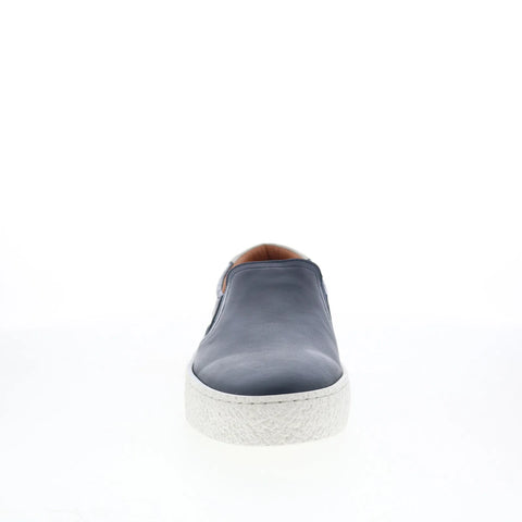 Pajar Rowan 75231 Mens Blue Leather Slip On Lifestyle Sneakers Shoes