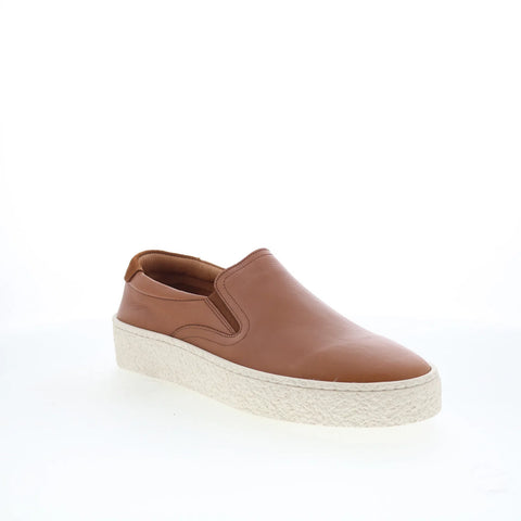 Pajar Rowan 75229 Mens Brown Leather Slip On Loafers & Slip Ons Casual Shoes
