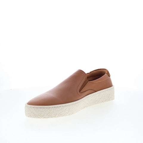 Pajar Rowan 75229 Mens Brown Leather Slip On Loafers & Slip Ons Casual Shoes