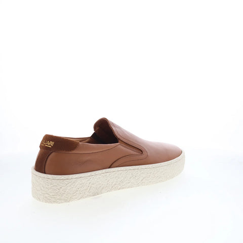Pajar Rowan 75229 Mens Brown Leather Slip On Loafers & Slip Ons Casual Shoes