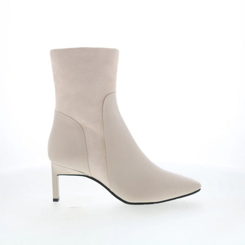 Aquatalia Rowanna L527110 Womens Beige Suede Pull On Casual DressBoots