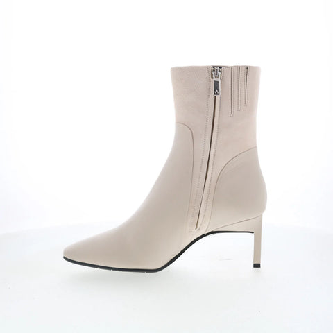 Aquatalia Rowanna L527110 Womens Beige Suede Pull On Casual DressBoots
