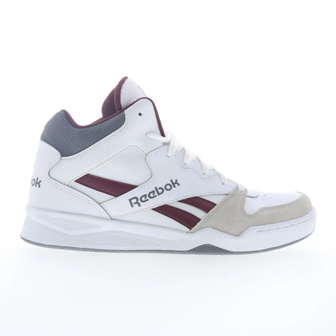 Reebok Royal BB4500 HI 2 Mens White Leather Lifestyle Sneakers Shoes