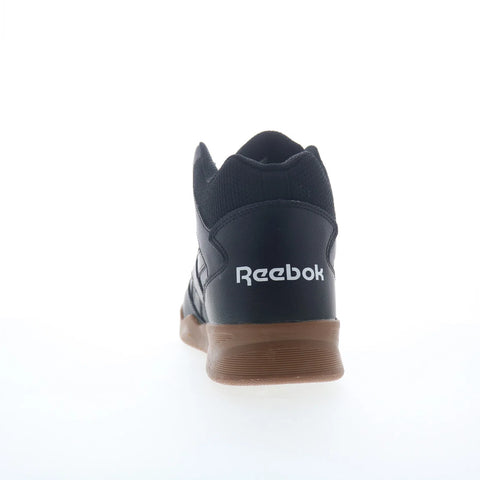 Reebok Royal BB4500 HI 2 Mens Black Leather Lifestyle Sneakers Shoes