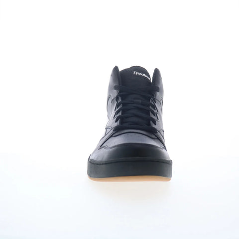 Reebok Royal BB4500 HI 2 Mens Black Leather Lace Up Lifestyle Sneakers Shoes
