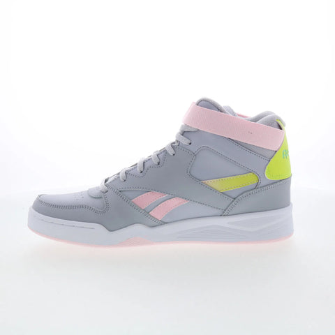 Reebok Royal BB4500 HI ST Womens Gray Leather Lifestyle Sneakers Shoes
