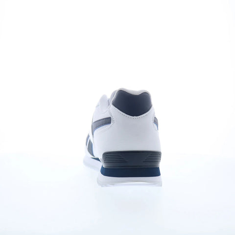 Reebok Royal Glide Ripple Mens White Leather Lifestyle Sneakers Shoes