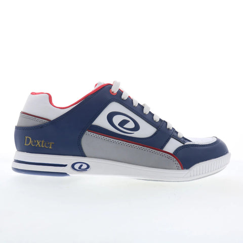 Dexter Royal DM0002297 Mens Blue Synthetic Lace Up Athletic Bowling Shoes 