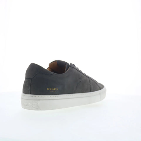 Greats Royale 2.0 RYLL01SG-020 Mens Gray Leather Lifestyle Sneakers Shoes