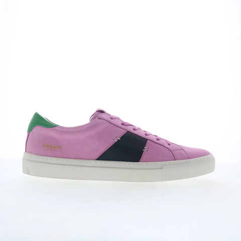 Greats Royale 2.0 RYLL01SG-6KA Mens Pink Leather Lifestyle Sneakers Shoes