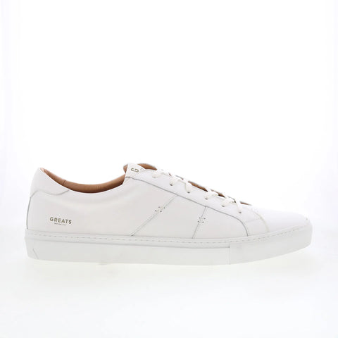 Greats Royale 2.0 RYLL01SG-84D Mens White Leather Lifestyle Sneakers Shoes