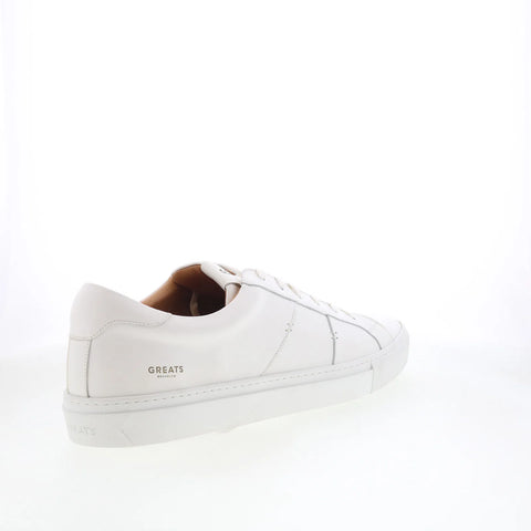 Greats Royale 2.0 RYLL01SG-84D Mens White Leather Lifestyle Sneakers Shoes
