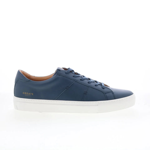 Greats Royale 2.0 RYLL01SG-9UU Mens Blue Leather Lifestyle Sneakers Shoes
