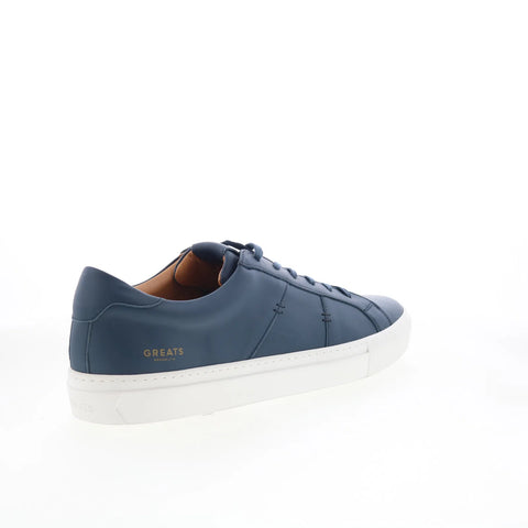 Greats Royale 2.0 RYLL01SG-9UU Mens Blue Leather Lifestyle Sneakers Shoes