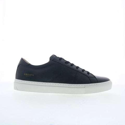 Greats Royale 2.0 RYLL01SG-CUQ Mens Black Leather Lifestyle Sneakers Shoes