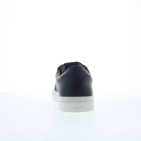 Greats Royale 2.0 RYLL01SG-CUQ Mens Black Leather Lifestyle Sneakers Shoes