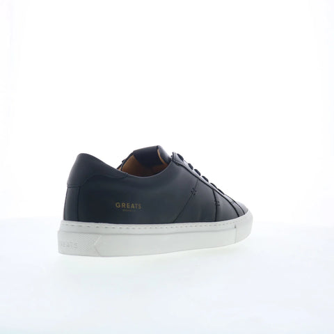 Greats Royale 2.0 RYLL01SG-CUQ Mens Black Leather Lifestyle Sneakers Shoes