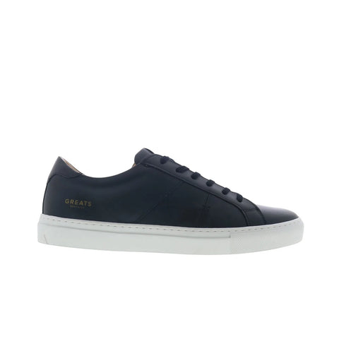Greats Royale 2.0 RYLL01SG-CUQ Mens Black Leather Lifestyle Sneakers Shoes