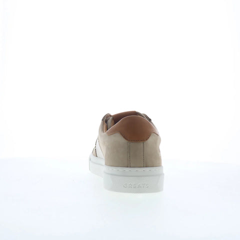 Greats Royale 2.0 RYLL01SG-HIV Mens Beige Leather Lifestyle Sneakers Shoes