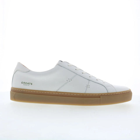Greats Royale 2.0 RYLL01SG-SD9 Mens White Leather Lifestyle Sneakers Shoes