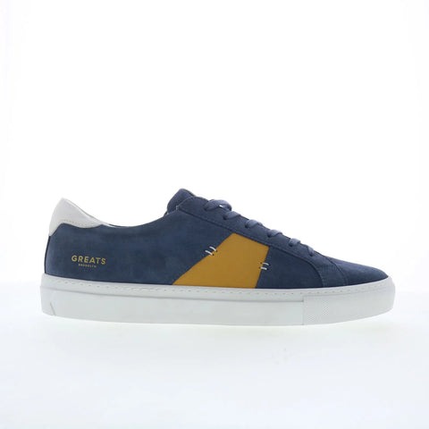 Greats Royale 2.0 RYLL01SG-ZV0 Mens Blue Suede Lifestyle Sneakers Shoes