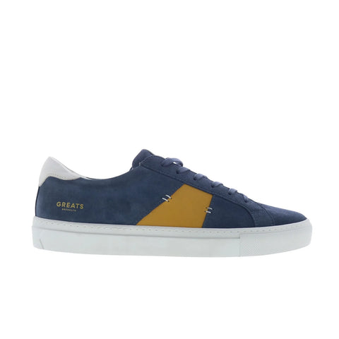 Greats Royale 2.0 RYLL01SG-ZV0 Mens Blue Suede Lifestyle Sneakers Shoes